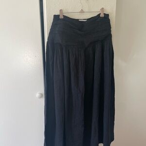 Topshop Black Maxi Skirt